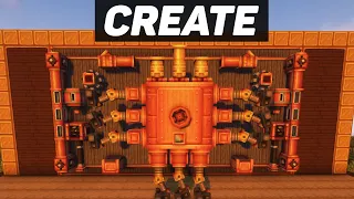 Guide to Create 1.18.2 - 1.19.2 #3 Liquids. Steam boiler and engine (minecraft java edition)