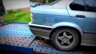 забираем bmw e36 (под корч)