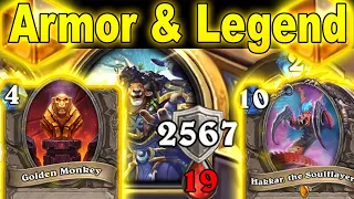 2K Armor Druid & Lots Of Legendary Minions Is Fun To Watch At March of the Lich King | Hearthstone