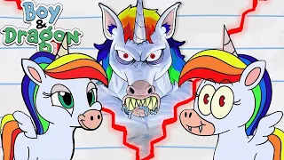 The 3 Faces of UNICORN! | Boy & Dragon | Video for kids | WildBrain Bananas