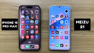 Meizu 21 vs iPhone 15 Pro Max | SPEED COMPARISON