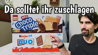 ALDI mag Dreier: Choco Triple oder Ferrero kinder Duo Kekse?