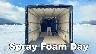 Spray Foaming the Tiny House Trailer | Part 3