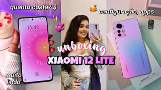 MEU NOVO CELULAR | XIAOMI 12 LITE | Unboxing, valor e primeiras impressões