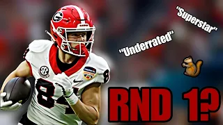 Should Ladd McConkey be a FIRST-ROUND Pick? | 2024 NFL Draft Scouting Report: Georgia Wide Receiver