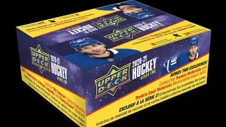 Box #2 Opening 2020-21 Upper-deck series 2 retail hockey card box