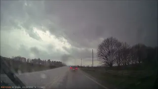 Hail core punch near Lebanon, IN (3/14/24)