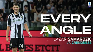 A marvellous finish from Lazar Samardzic | Every Angle | Udinese-Cremonese | Serie A 2022/23