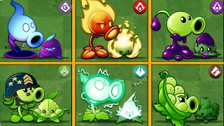 PVZ 2 - 6 Best Pair Mint & Pea Plants Battlez - Who Will Win ?