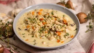 Creamy Chicken & Wild Rice Soup Recipe | Ep. 1333