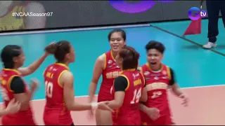 Jamille Carreon with the emphatic hit! #NCAASeason97