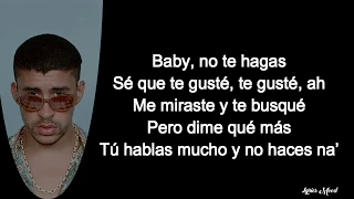 Jennifer Lopez, Bad Bunny - Te guste LETRA