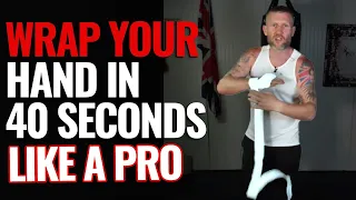 WOW! How to Wrap hands for Boxing Fast #shorts