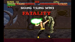 Mortal Kombat Komplete ( Mortal Kombat 2 ) SHANG TSUNG Gameplay Playthrough