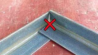 not many know, 2 welder secrets make precision 90 degree joints on L angle iron