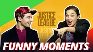 GAL GADOT IS A CHEATER - Justice League Cast Funny Moments - 2017