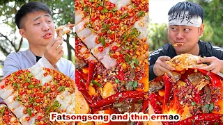 mukbang | fried chicken | How to cook fried chicken? | eating food | songsong & ermao