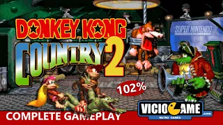 🎮 Donkey Kong Country 2 (SNES) 102% Complete Gameplay