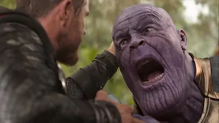 Thanos Vs Thor - Fight Scene - Thanos Snaps His Fingers - Avengers Infinity War (2018) Best Clips