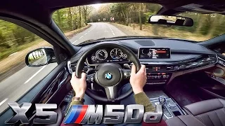 BMW X5 M50d POV Test Drive & Interior Sound