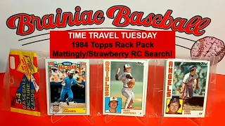 Time Travel Tuesday - 1984 Topps Baseball Rack Pack - Mattingly and Strawberry RC Search