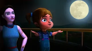 Oh look at the moon | nursery rhymes | songs for kids | baby songs | chitti tv