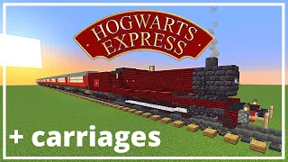 Hogwarts Express - Minecraft Train Tutorial (plus carriages!)