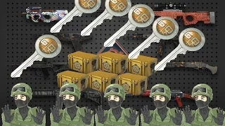 OPEN CASE The site opened - Открытие кейсов CSGO #1 На сайте