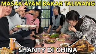 MASAK AYAM BAKAR TALIWANG UNTUK KELUARGA TERCINTA DI CHINA SAMPAI KEHUJANAN! SEMUANYA BILANG ENAK🥰