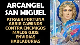 Arcangel San Miguel para atraer fortuna, abrir caminos y contra enemigos, malos ojos, envidias y hab