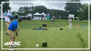 Wells Fargo holds celebrity putting contest ahead of PGA championship