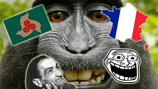 FRANCE LOSES IT'S MIND AND BECOMES MONKE | Hearts Of Iron 4