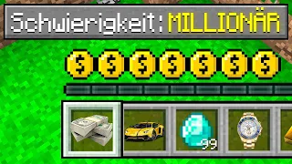 CENTEX vs. MILLIONÄR SCHWIERIGKEIT in Minecraft!