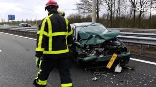 Meerdere gewonden bij ernstig ongeluk op A28 bij Zwolle