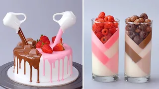 Quick & Easy Homemade Colorful Dessert Tutorials | So Tasty Chocolate Cake Decorating Ideas