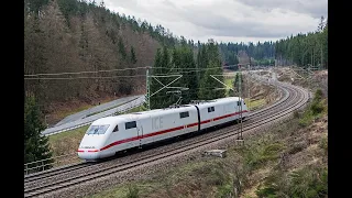 ICE 1 Triebköpfe, Güterzug-Zwangsbremsung, Ludmilla, CD Cargo uvm. auf der Frankenwaldbahn + Bamberg