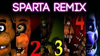 [ No BGM ] FNAF 1, 2, 3, 4 & Sister Location Sparta Remix (First)