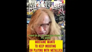 Mustaine wants to keep insisting on playing with METALLICA #metallica #72seasons #davemustaine