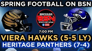 5/26/22 BSN SPRING FOOTBALL: VIERA HAWKS AT HERITAGE PANTHERS