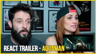 😱 REACTION/REAÇÃO | AQUAMAN EMPOLGOU? | TRAILER