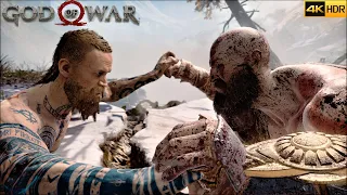 God of War - The Stranger Boss Fight Part 2 - 4K PS5 Gameplay