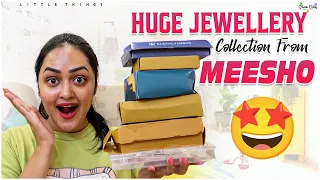 Huge jewellery Haul From Meesho || Unique Jewellery Collection || @HeavenlyHomemade