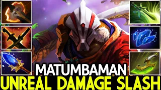 MATUMBAMAN [Juggernaut] Unreal Damage Slash with 100% Physical Build Dota 2