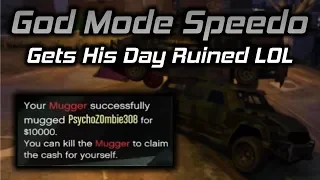 GTA Online: God Mode Speedo Griefer Gets His Day Ruined LOL...