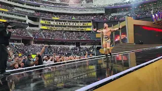 Austin Theory Wrestlemania Entrance #wwe #wrestlemania #austintheory #sofistadium