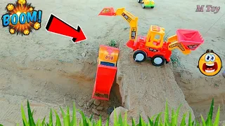 My Old JCB 3dx vs New JCB 3dx Xtra Loading Mud in Tata 2518 Truck and Tata 2518 Tipper 😂| M Toy |