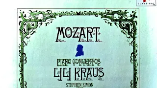 MOZART   PIANO CONCERTOS NO 20,21,22,23,24,25,26,27 RECORDING OF THE CENTURY LILI KRAUS SIMON