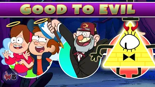 Gravity Falls Characters: Good to Evil⚠️🎩