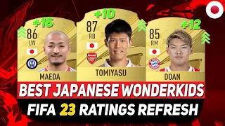 FIFA 23 WONDERKIDS 🇯🇵 ✸ BEST YOUNG JAPANESE TALENTS ON CAREER MODE! ft.TOMIYASU,DOAN,MAEDA...etc