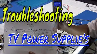 How to troubleshoot and repair LED TV switch mode power supply boards.